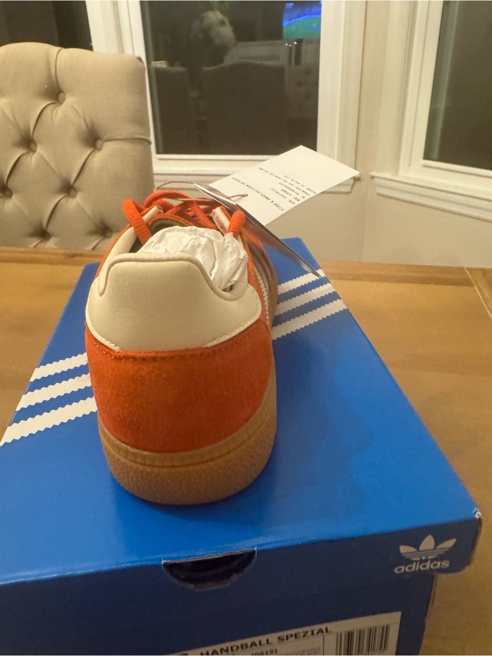 adidas Handball Spezial Preloved Red/Cream White - Picture 7 of 7